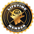 Lifetime Member Child Development Center Decal