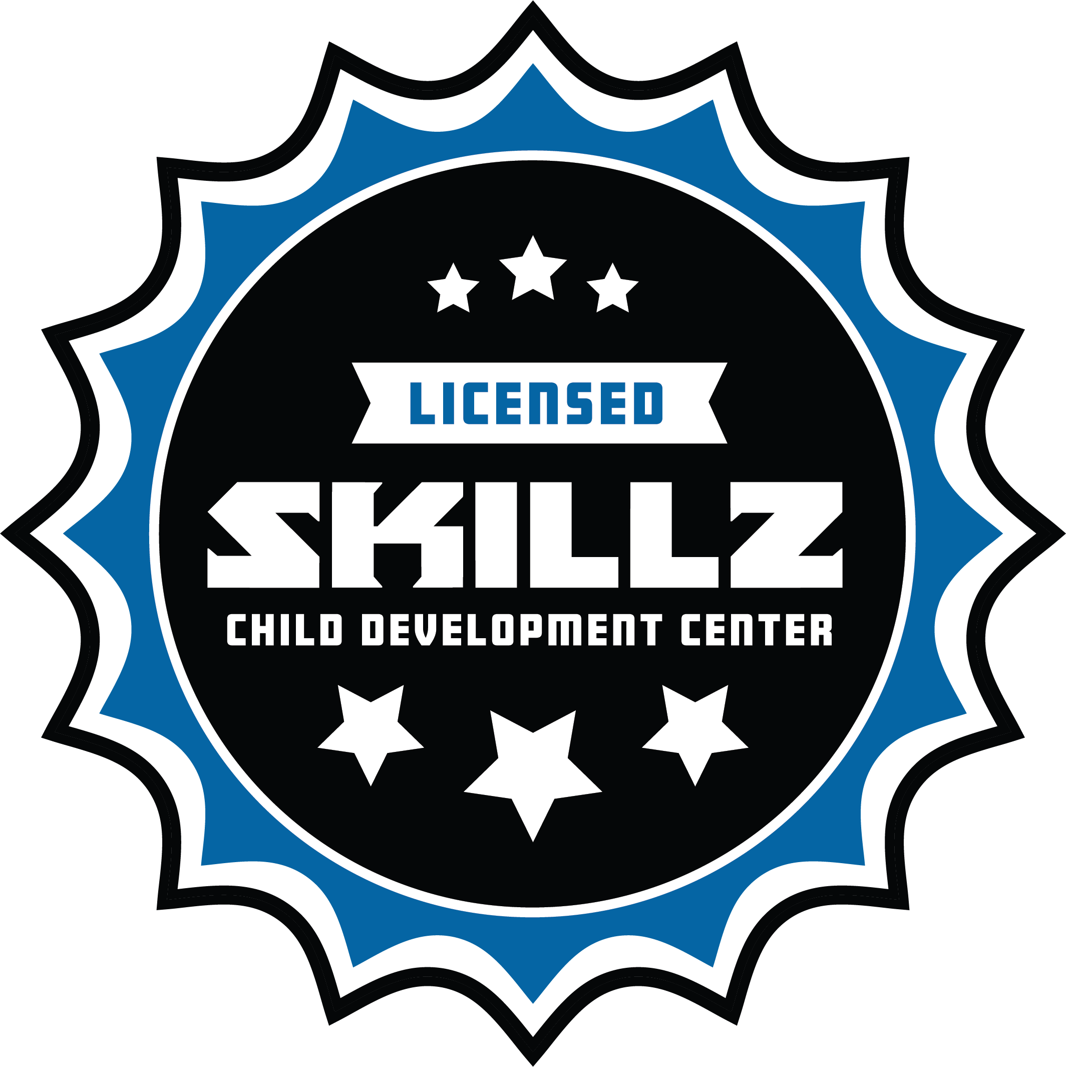 Skillz Licensed Child Development Center Emblem